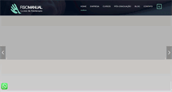 Desktop Screenshot of fisiomanual.com.br